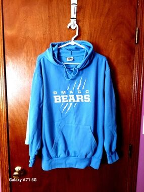 Men's Blue Crewneck Hoodie